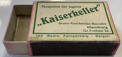 Lot 172 - KAISERKELLER MATCHBOX - BEATLES HAMBURG DAYS