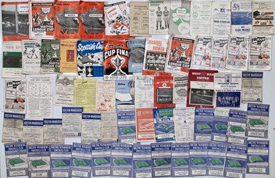Lot 52 - UK CLUBS - FOOTBALL PROGRAMMES ARCHIVE - 1940S - 1960S.