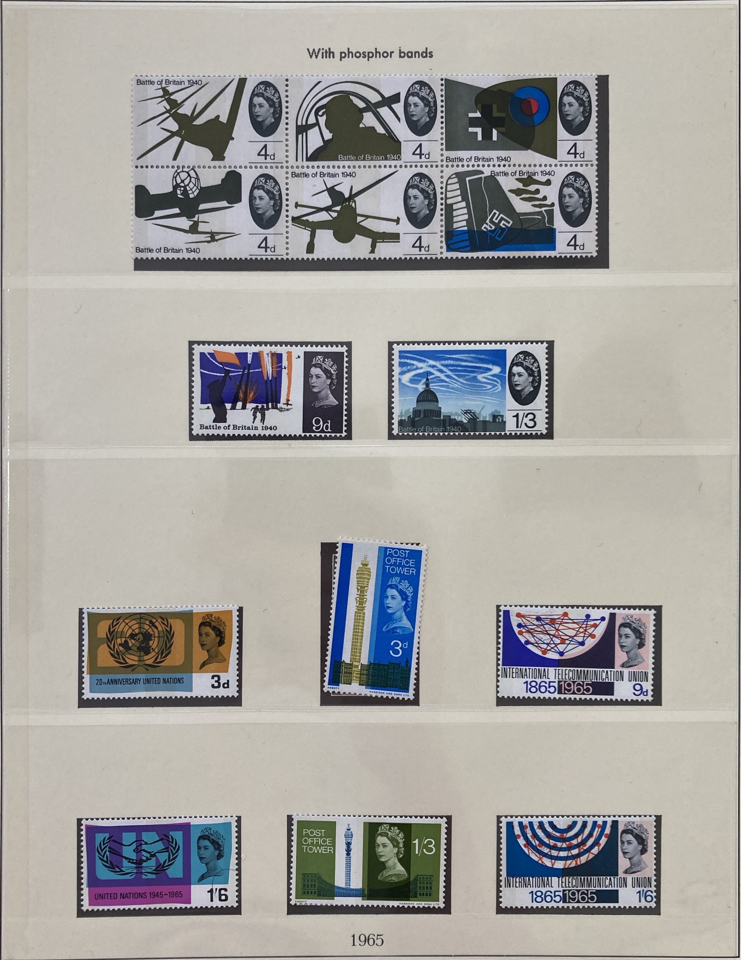 Lot 4 MINT / UNFRANKED STAMP COLLECTION.