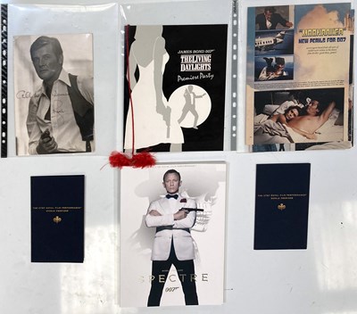 Lot 181 - JAMES BOND - PREMIERE INVITES AND MORE.