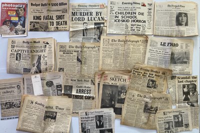 Lot 42 - HISTORIC NEWSPAPERS / HEADLINES INC WWII.