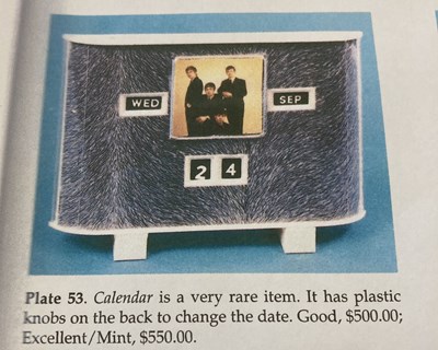 Lot 178 - BEATLES CALENDAR CLOCK