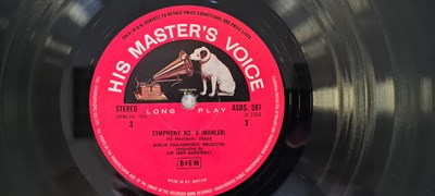 Lot 131 - ASD 596/597 - SIR JOHN BARBIROLLI - MAHLER SYMPHONY NO. 9 (ORIGINAL UK STEREO RECORDING)