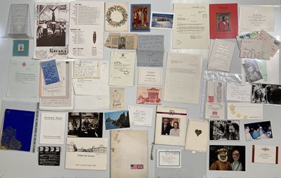 Lot 195 - CINEMA - EPHEMERA AND CORRESPONDENCE.