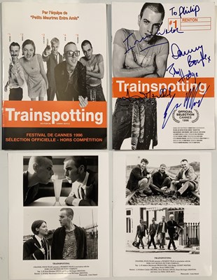Lot 88 - TRAINSPOTTING (1996) - CAST AND WRITERS SIGNED.