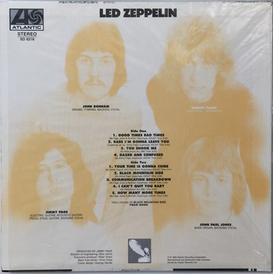 Lot 56 - LED ZEPPELIN - S/T LP (200G CLASSIC RECORDS REISSUE - SD 8216)