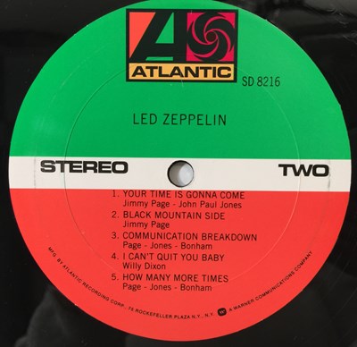 Lot 56 - LED ZEPPELIN - S/T LP (200G CLASSIC RECORDS REISSUE - SD 8216)
