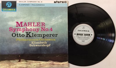 Lot 126 - KLEMPERER/ SCHWARZKOPF - MAHLER: SYMPHONY NO 4 LP (UK STEREO - SAX 2441)