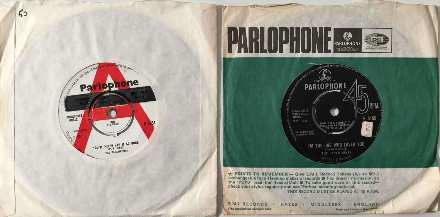Lot 132 - THE PARAMOUNTS - ORIGINAL UK PARLOPHONE 7" (1964/1965)