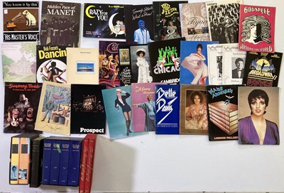 Lot 44 - MUSIC BOOKS /  THEATRE AND MUSIC PROGRAMMES / HMV POSTER.
