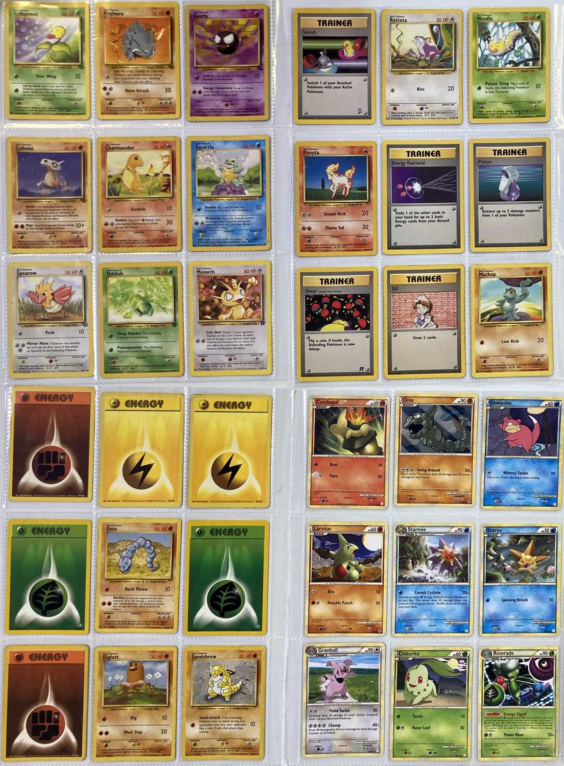 Lot 61 - POKEMON CARDS INC SOME 1999 BASE SET CARDS.
