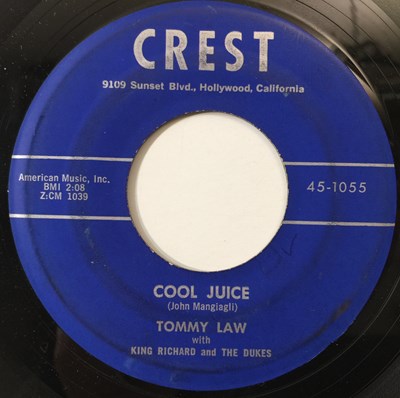 Lot 8 - TOMMY LAW - I FEEL SO FINE/ COOL JUICE 7" (US R&R - CREST 45-1055)