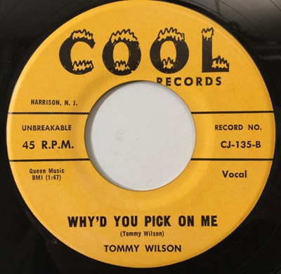Lot 11 - TOMMY WILSON - BUZZIN/ WHY'D YOU PICK ON ME 7" (US ROCKABILLY - CJ-135)