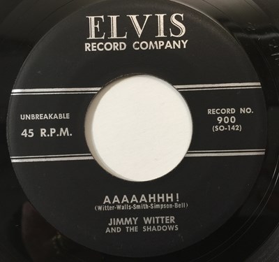 Lot 59 - JIMMY WITTER AND THE SHADOWS - IF YOU LOVE MY WOMAN 7" (ROCKIN R&B - ELVIS 900)