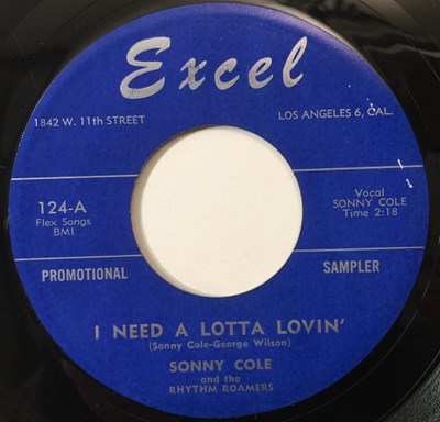 Lot 67 - SONNY COLE - I NEED A LOTTA LOVIN 7" (ROCKABILLY - EXCEL PROMO - 124)