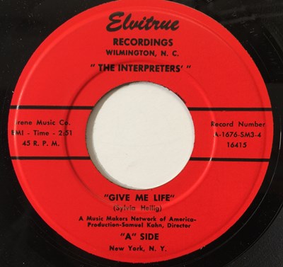 Lot 72 - THE INTERPRETERS - GIVE ME LIFE/ HAVE YOUR FLING 7" (60s POP-SOUL - 16415)