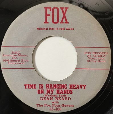 Lot 86 - DEAN BEARD - TIME IS HANGING HEAVY ON MY HANDS 7" (US ROCKABILLY - FOX 45-408)