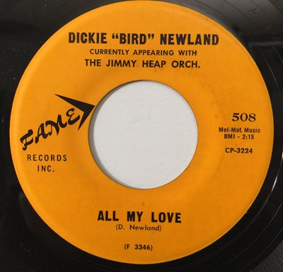 Lot 93 - DICKIE "BIRD" NEWLAND - PEARLY MAE/ ALL MY LOVE 7" (FAME 508)