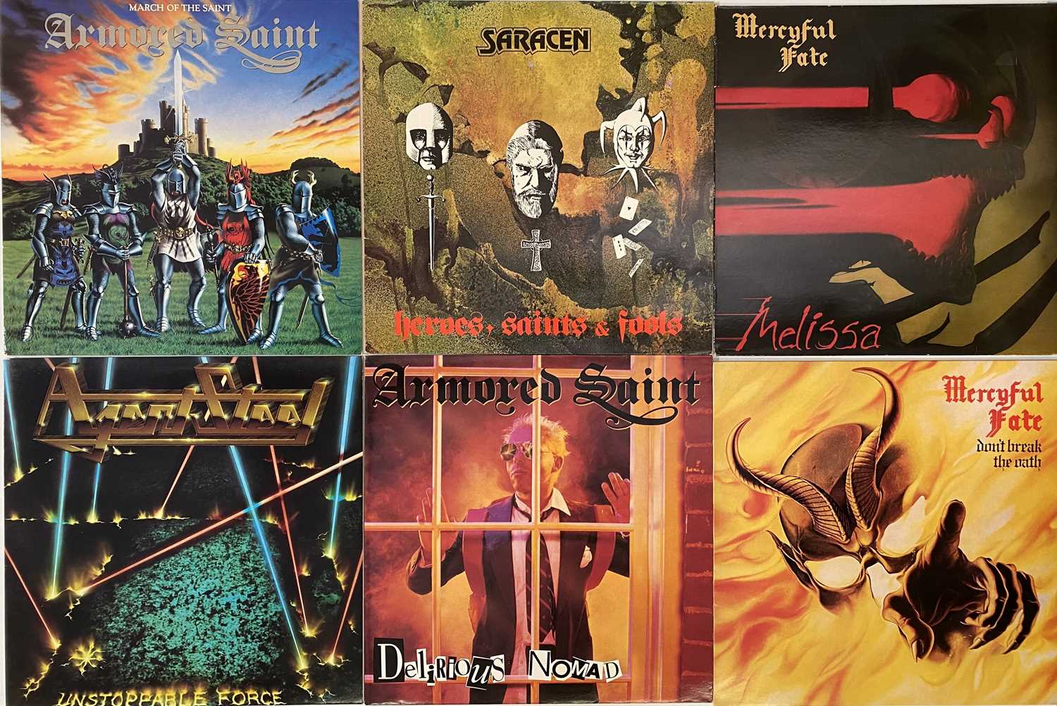 Lot 652 - METAL / HEAVY ROCK - LP COLLECTION