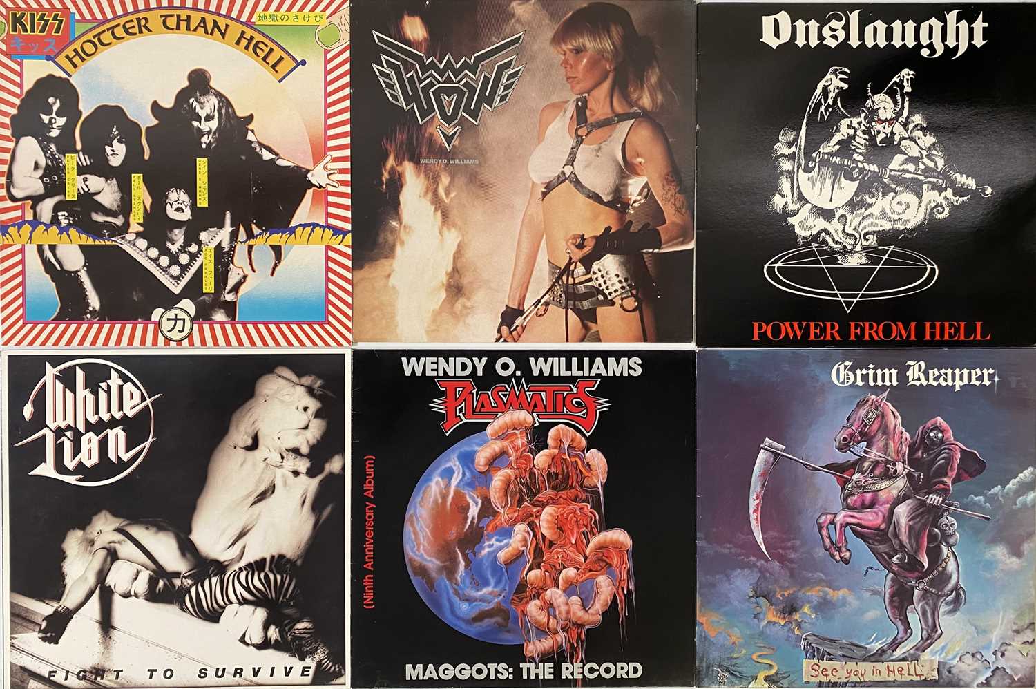 Lot 654 - METAL / HEAVY ROCK - LP COLLECTION