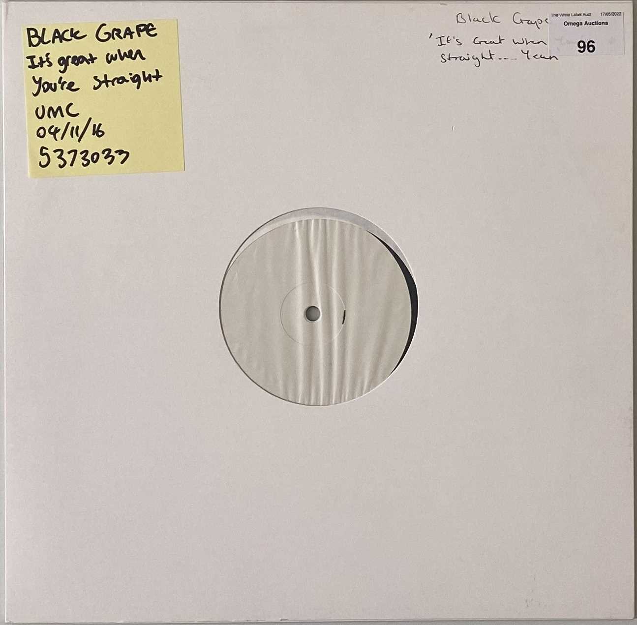 Lot 96 - BLACK GRAPE - IT'S GREAT WHEN YOU'RE STRAIGHT... YEAH LP (2016 - UMC 5373033)
