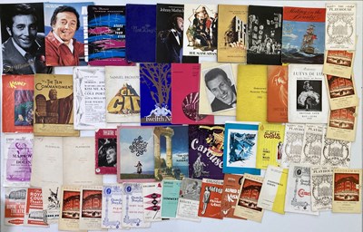 Lot 215 - THEATRE AND MUSIC PROGRAMMES - SOME SIGNED.