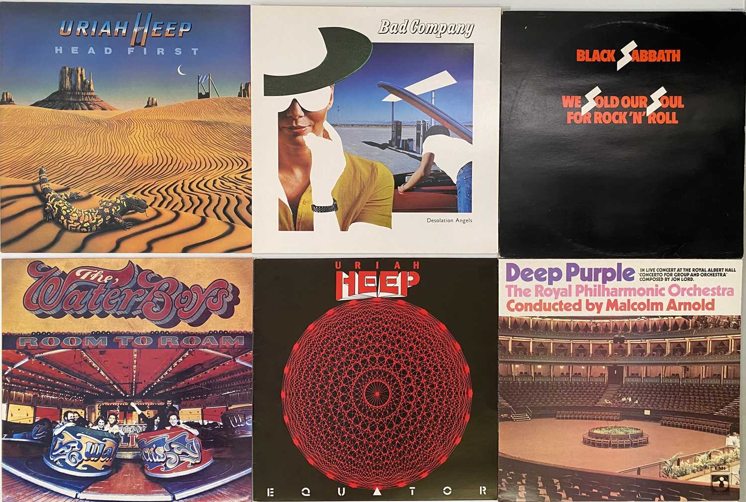 Lot 656 - HEAVY / CLASSIC / PROG ROCK + POP - LP