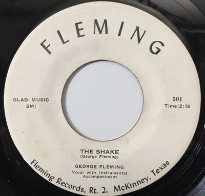 Lot 105 - GEORGE FLEMING - I'M GONNA TELL ON YOU/ THE SHAKE 7" (ROCK N ROLL - FLEMING 501)