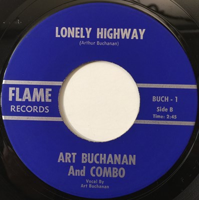 Lot 108 - ART BUCHANAN AND COMBO - TIME WILL TELL 7" (ROCKABILLY - FLAME BUCH-1)