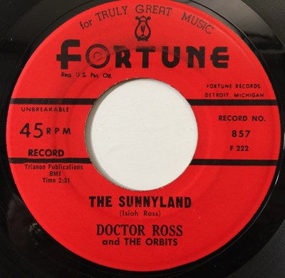 Lot 109 - DOCTOR ROSS - CAT SQUIRREL/ THE SUNNYLAND 7" (BLUES - FORTUNE 857)