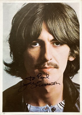 Lot 222 - GEORGE HARRISON SIGNED PHOTOGRAPH