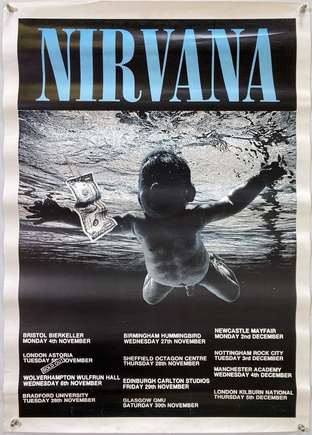 nirvana uk tour 1991