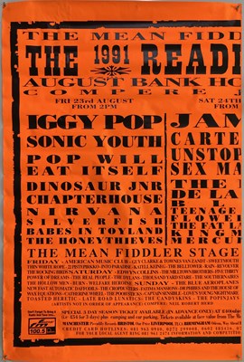 Lot 210 - READING FESTIVAL 1991 WITH NIRVANA / SONIC YOUTH AND MORE.