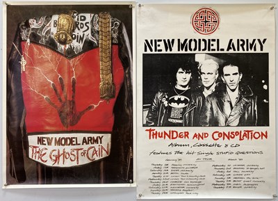 Lot 212 - NEW MODEL ARMY / MINISTRY POSTERS.