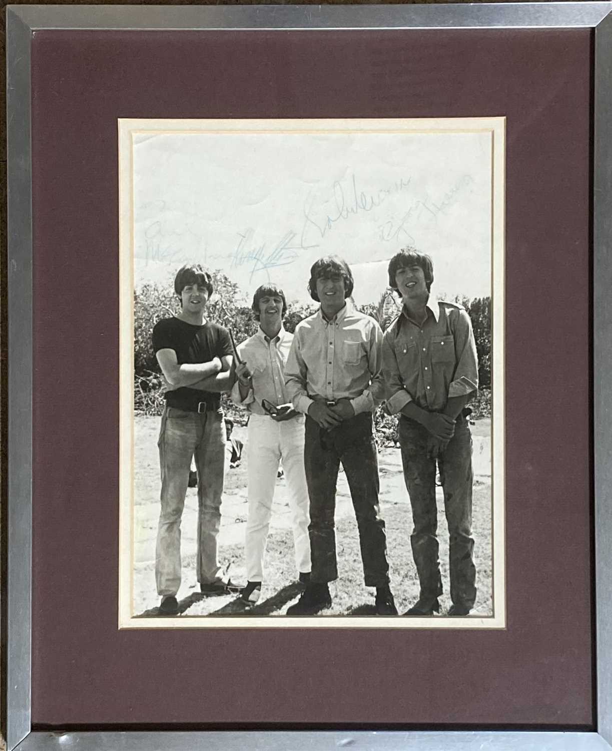 Lot 225 - BEATLES FULLY SIGNED PHOTOGRAPH