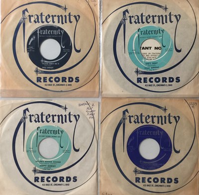 Lot 128 - FRATERNITY RECORDS - 7" PACK
