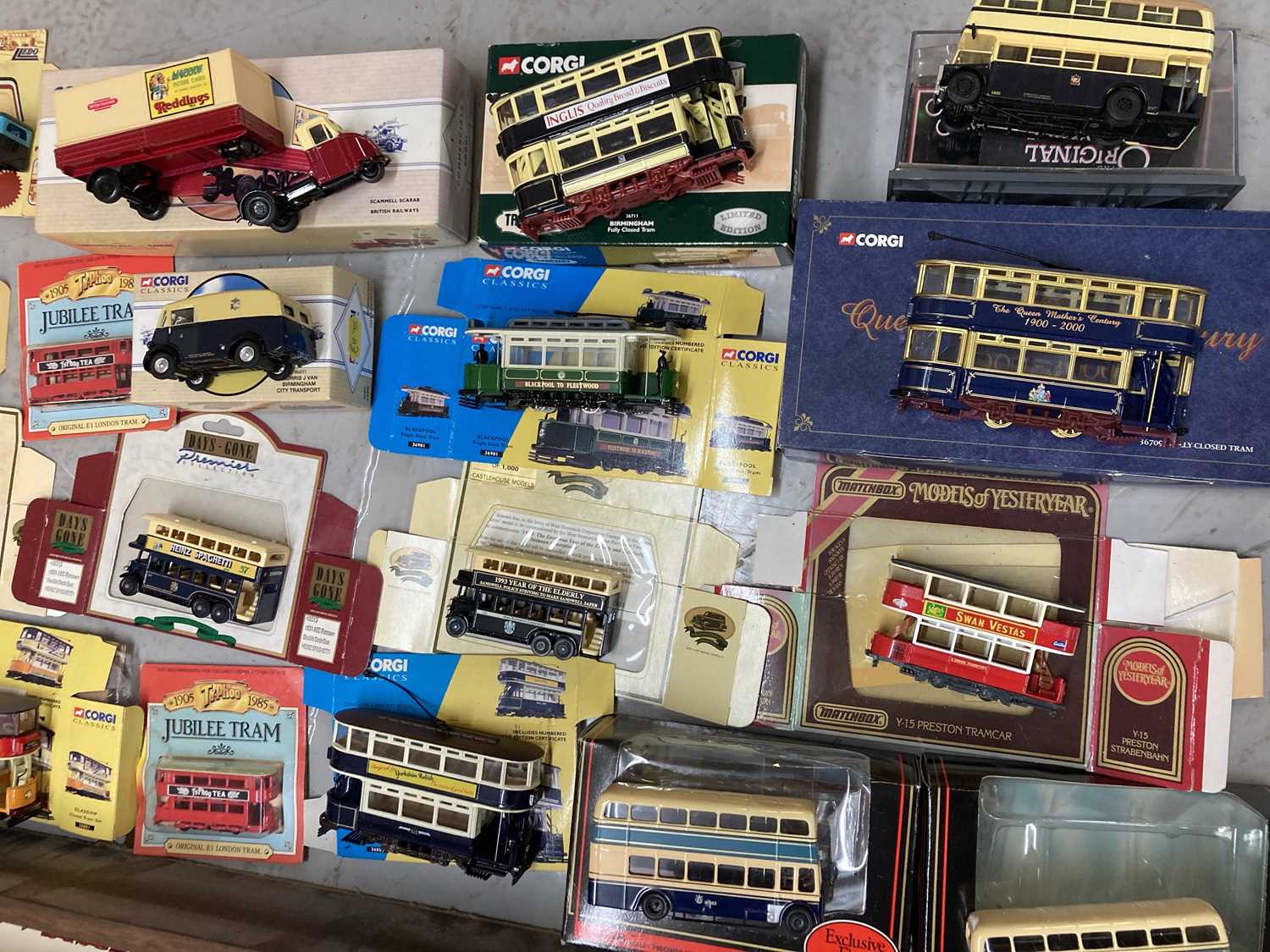 Lot 70 - Die Cast Models - Trams.