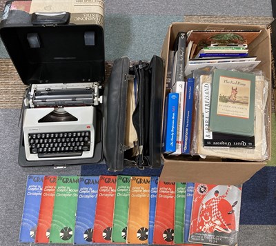 Lot 46 - BOOKS AND A TYPEWRITER.