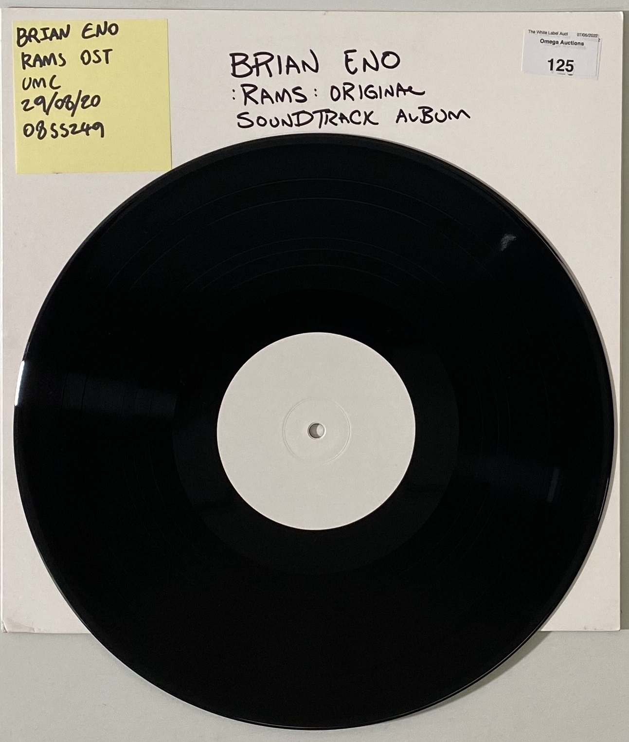 限定盤】 映画「Rams」サントラ アナログレコード Brian Eno Dieter 