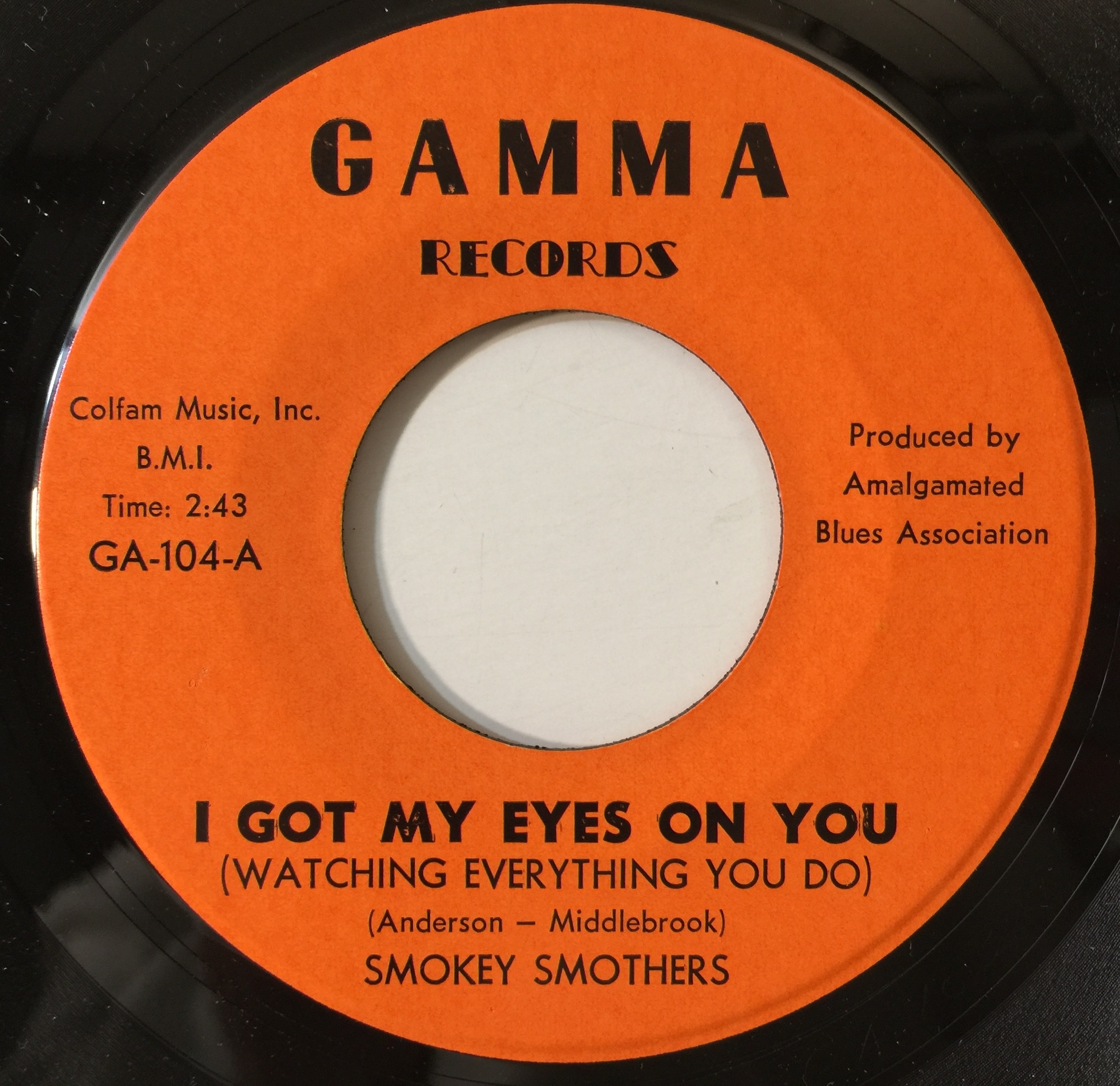 Lot 135 Smokey Smothers I Got My Eyes On You 7