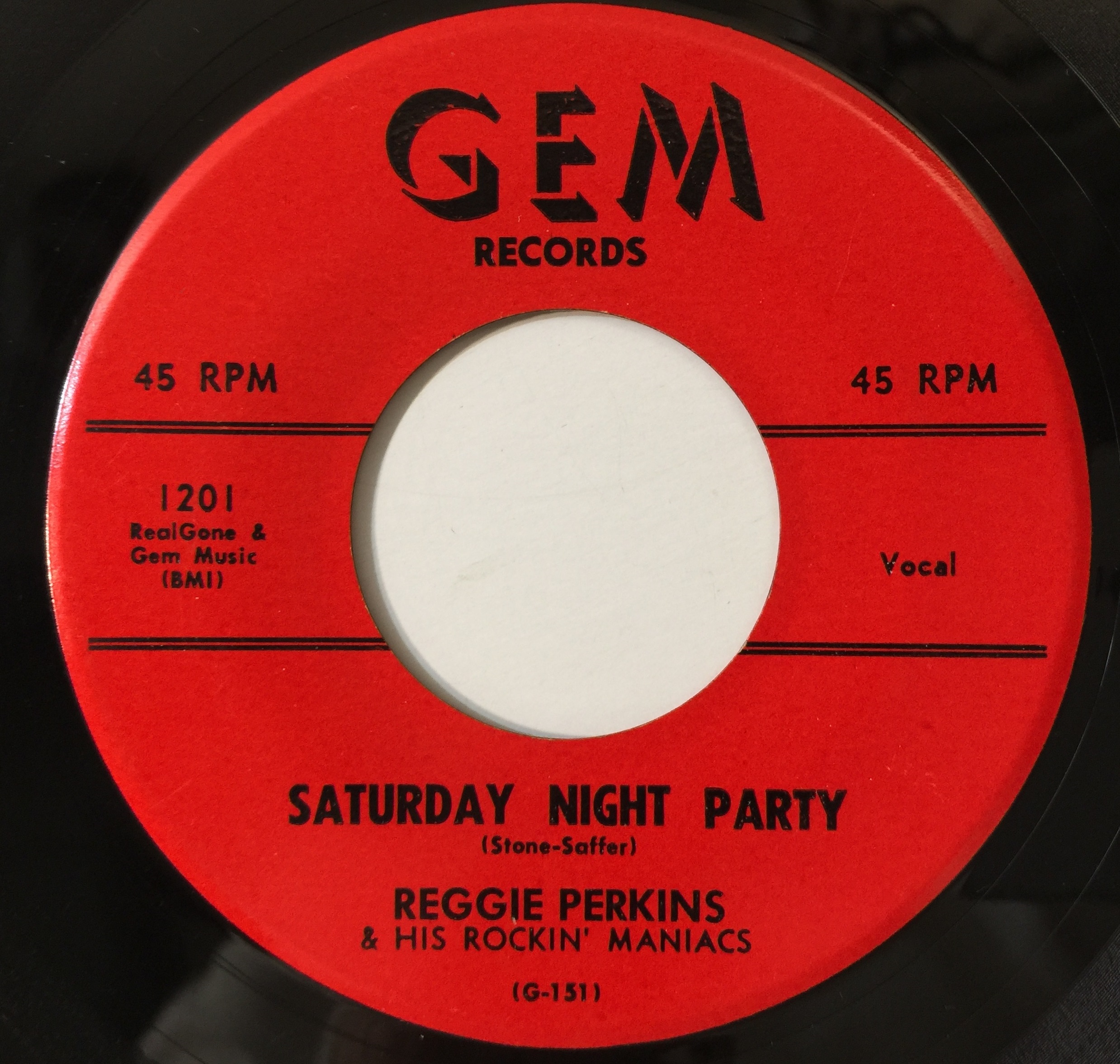 Reggie Label Lot 137 - REGGIE PERKINS - PRETTY KITTY 2x 7