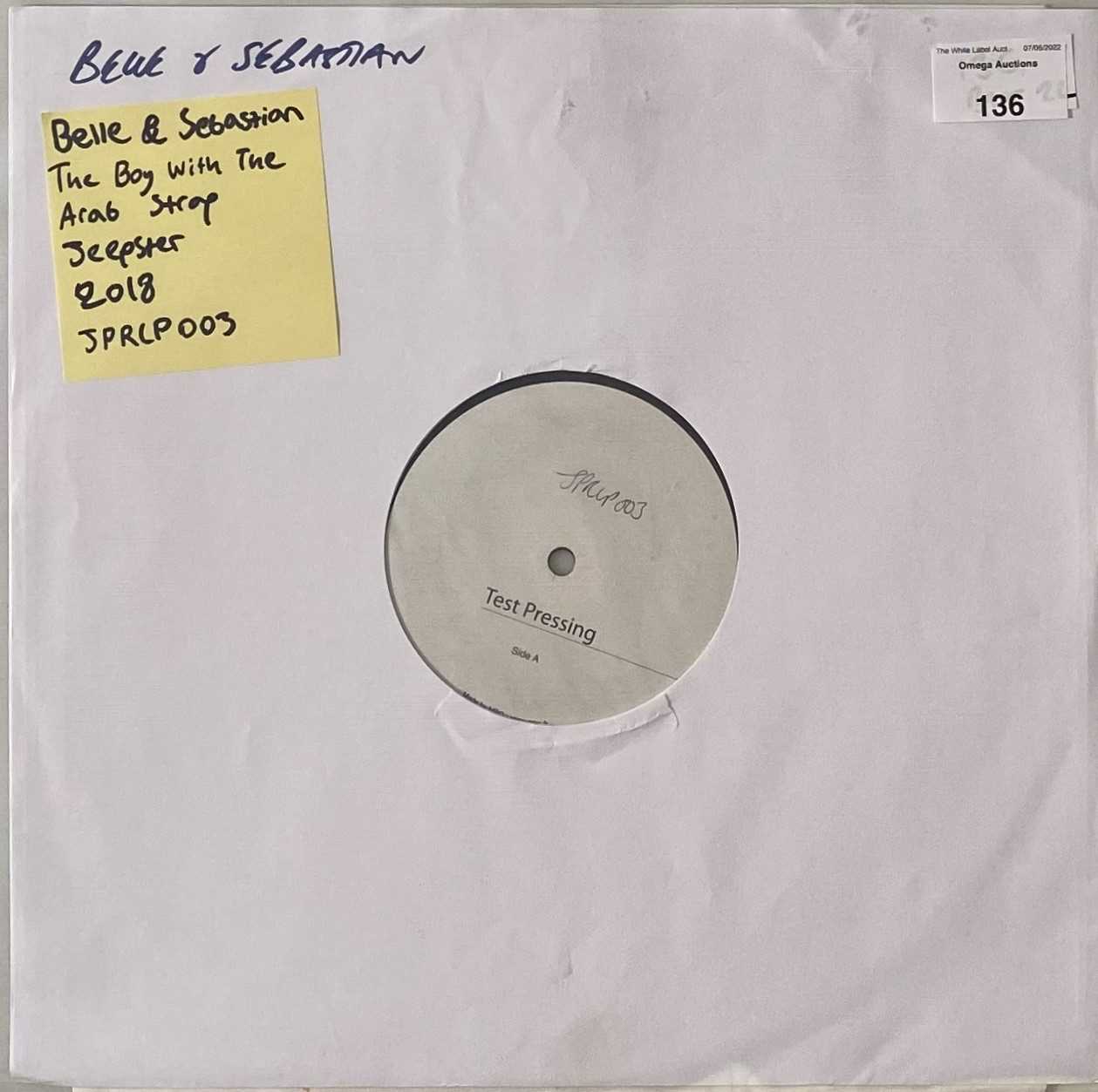 Lot 136 - BELLE & SEBASTIAN - THE BOY WITH THE ARAB STRAP LP (2018 - JEEPSTER JPRLP 003)