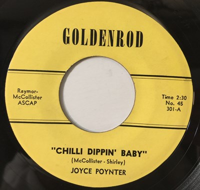 Lot 141 - JOYCE POYNTER - CHILLI DIPPIN BABY 7" (ROCK N ROLL - GOLDENROD 301)