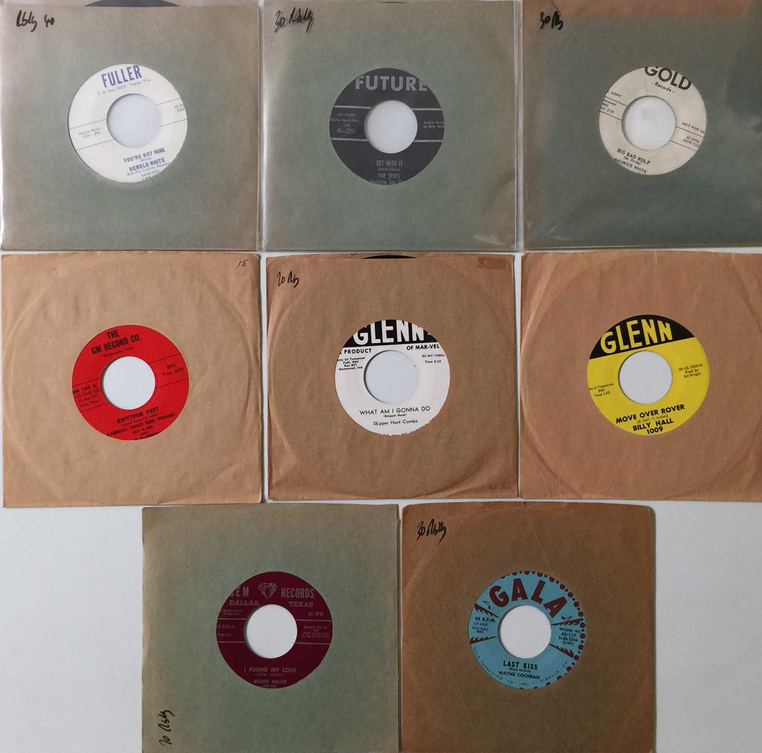 Lot 153 - ROCKABILLY - 7" PACK