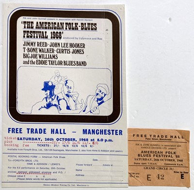 Lot 140 - BLUES - FESTIVAL PROGRAMMES, TICKETS AND MORE C 1960S.