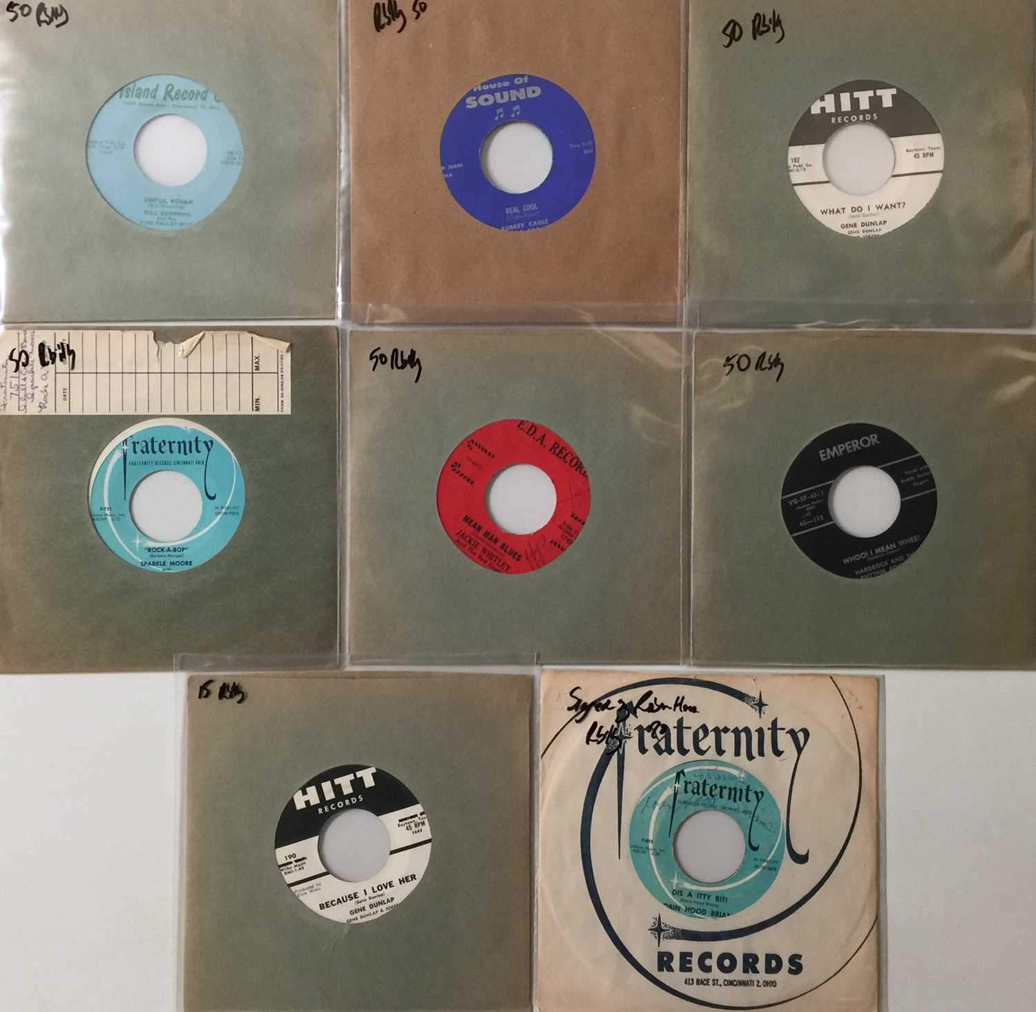 Lot 157 - ROCKABILLY - 7" RARITIES