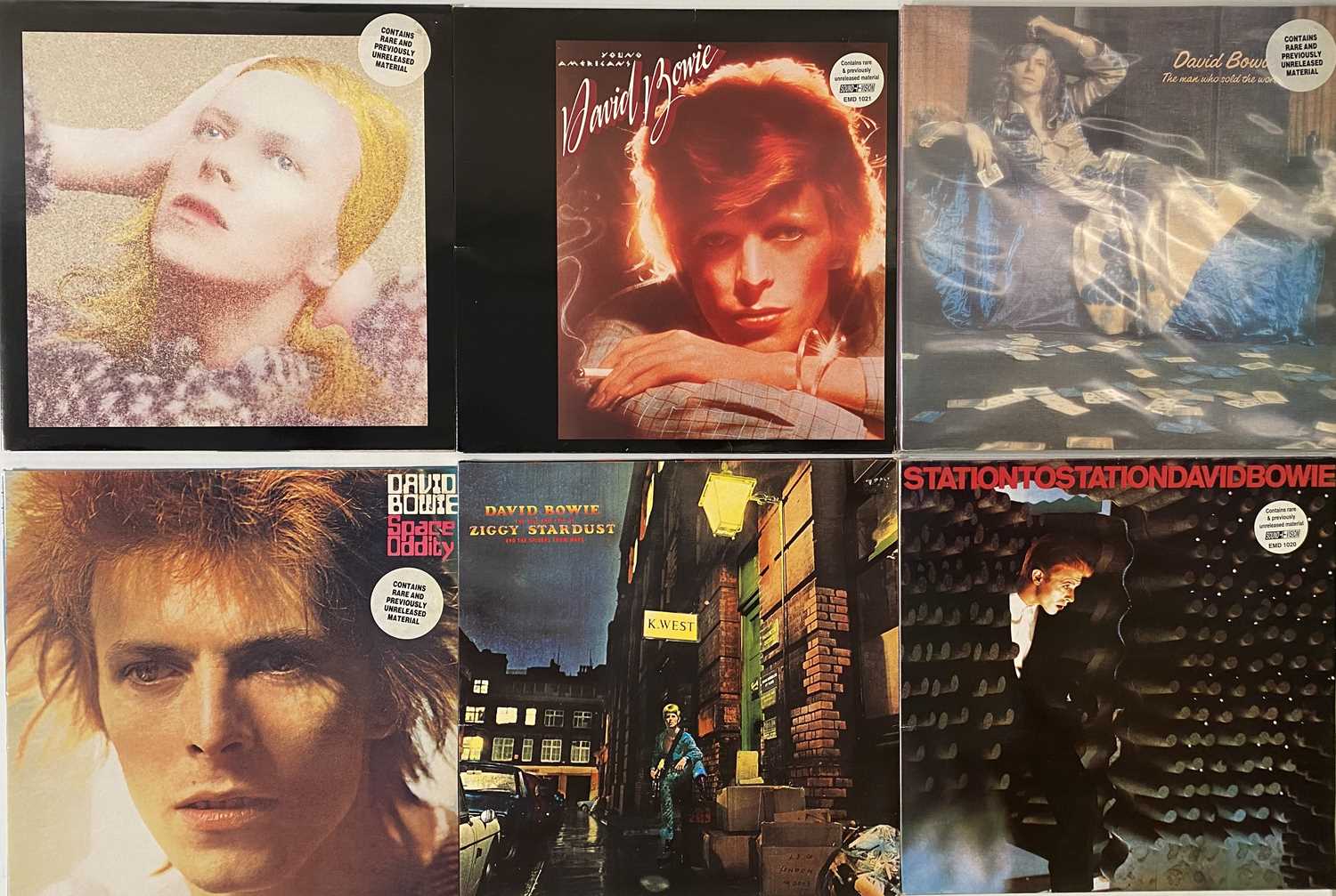 Lot 669 - DAVID BOWIE - 1990 RE-ISSUES - LP COLLECTION
