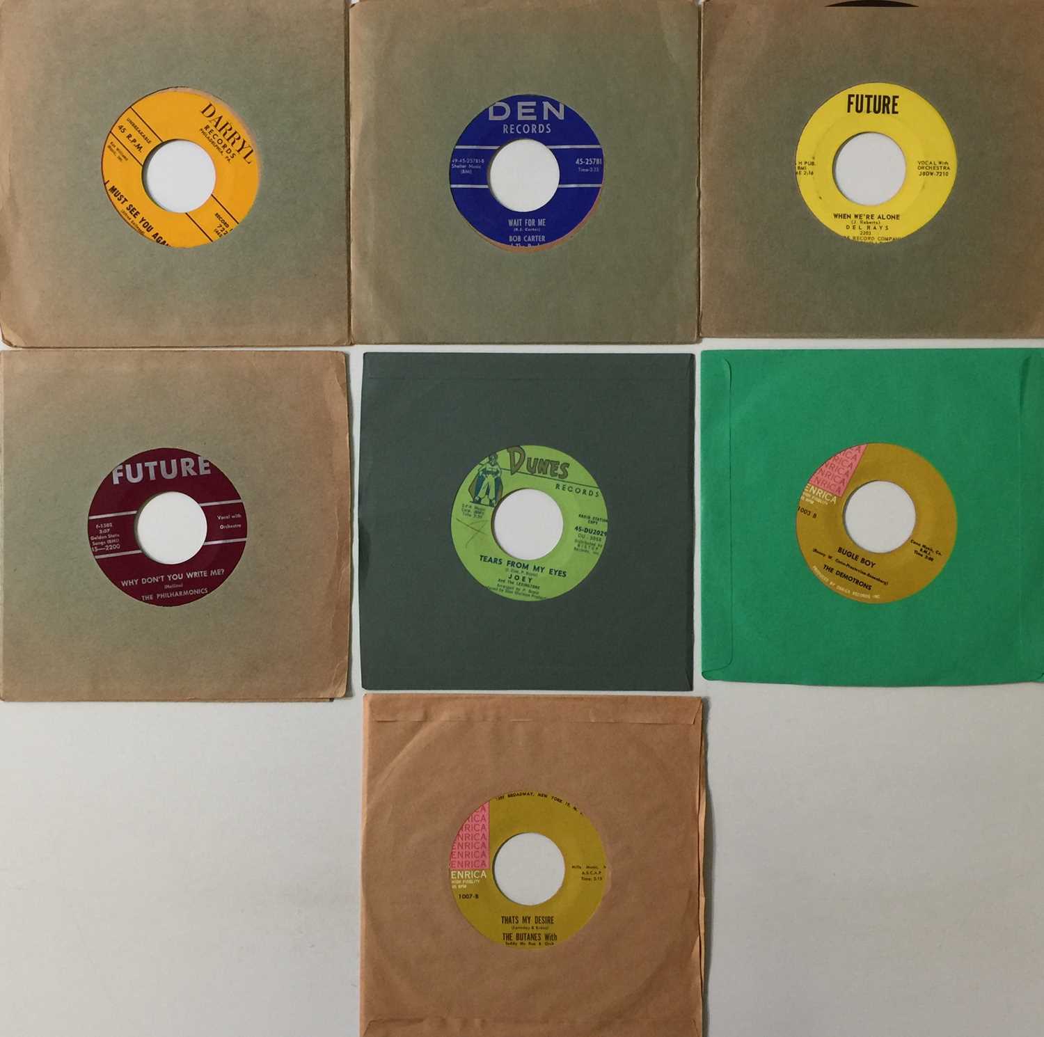 Lot 160 - DOO WOP/ R&B - 7" PACK