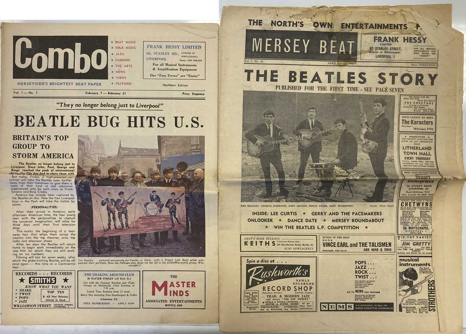 Lot 234 - THE BEATLES MERSEY BEAT 1963