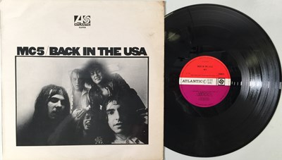 Lot 176 - MC5 - BACK IN THE USA LP (ORIGINAL UK COPY - ATLANTIC 2400016)
